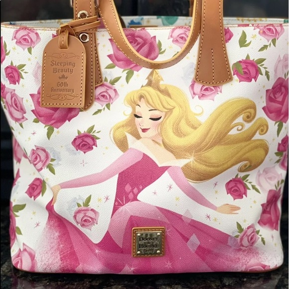 NWT Disney dooney and bourke sleeping beauty 60th anniversary tote - Picture 2 of 10